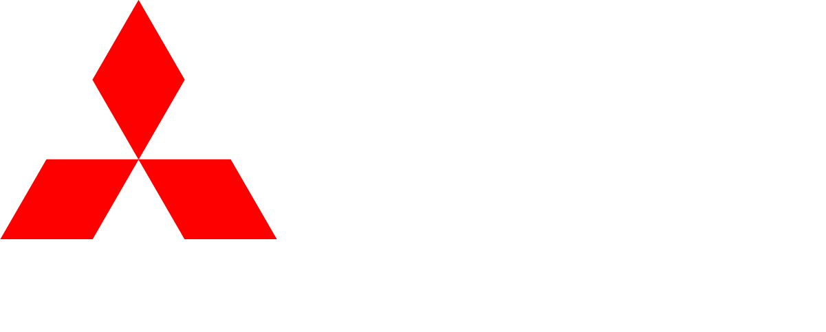 Mitsubishi Electric logo white